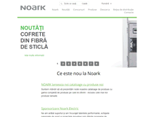 Tablet Screenshot of noark-electric.ro